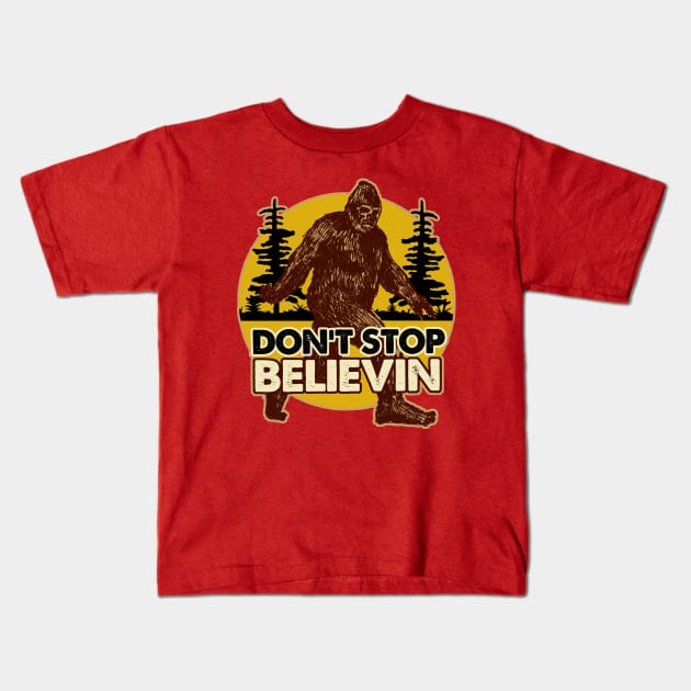 Don't Stop Believin! Kids T-Shirt by Pop Fan Shop